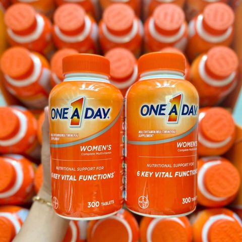 Vitamin tổng hợp One A Day Women’s Multivitamin 300 viên, bổ sung dinh dưỡng dưới 50 tuổi