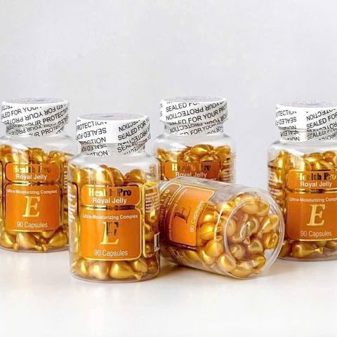 Viên Vitamin E Massage Health Pro Royal Jelly 90 Viên - Tăng Cường Sức Khỏe, Cải Thiện Da và Bổ Sung Năng Lượng tự nhiên