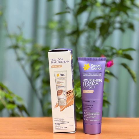 Kem Chống Nắng BB Cream SPF50+ Cancer Council - 3in1 Dưỡng Ẩm, Kiềm Dầu, Chống Nắng - Tự Nhiên, Phù Hợp Da Nhạy Cảm 50ml