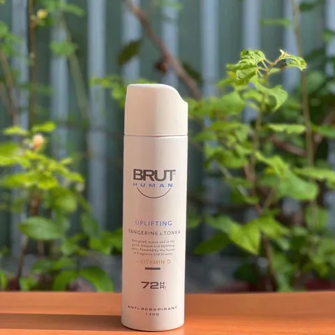 Xịt Khử Mùi Brut Human Uplifting 72Hr - Chống Mồ Hôi, Hương Quýt Tươi Mát, Bảo Vệ 72 Giờ, Chăm Sóc Cá Nhân Cao Cấp