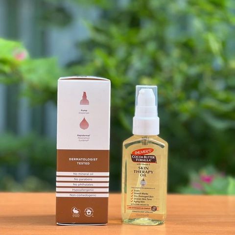 Dầu Dưỡng Da Mờ Rạn Da Palmer's Cocoa Butter Formula 60ml - Dưỡng ẩm, Làm mềm, Giảm vết sẹo, Phù hợp với mọi loại da
