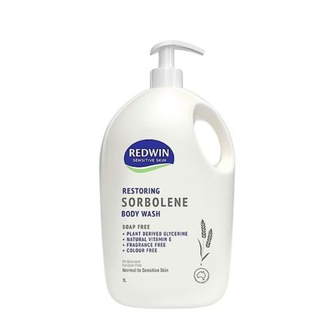 Sữa Tắm Dưỡng Ẩm Redwin Sorbolene 1L - An Toàn Cho Da Nhạy Cảm, Tắm Ướt & Tắm Khô, Thân Thiện Với Người Bệnh & Trẻ Em