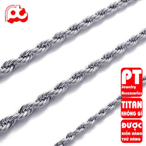 Dây Chuyền Nam Titan Cao Cấp Sang Trọng, Chống Trầy Xước - Phụ Kiện Thời Trang Nam Đẳng Cấp, Quà Tặng Ý Nghĩa