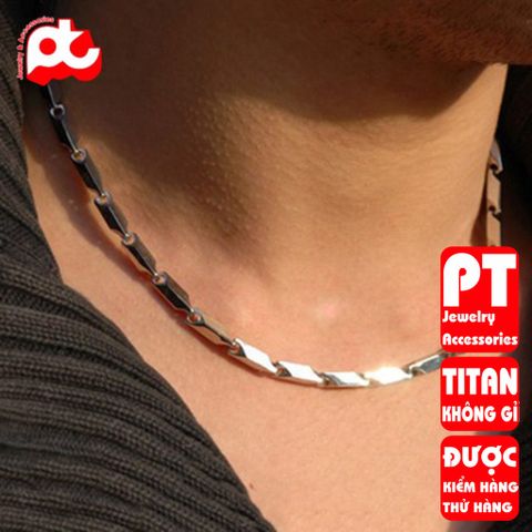 Dây Chuyền Titan Nam Cao Cấp - Phong Cách Mạnh Mẽ, Đẳng Cấp, Chống Gỉ, Phụ Kiện Thời Trang Nam 14mm