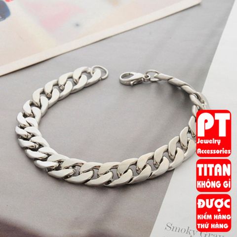Lắc Tay Nam Titan Cao Cấp 7mm - Thiết Kế Nam Tính, Không Rỉ, An Toàn Cho Da - Phụ Kiện Thời Trang Sang Trọng