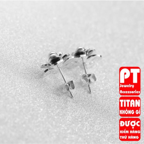 Bông Tai Titan Cao Cấp Nam Tính - Phong Cách Thời Trang Đẳng Cấp, Chống Gỉ, An Toàn, Nhiều Màu Sắc phù hợp với Mọi Kiểu Dáng