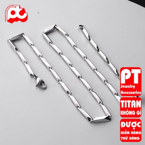 Dây Chuyền Nam Titan Cao Cấp - Phong Cách Mạnh Mẽ, Chống Oxy Hóa, Phụ Kiện Thời Trang Nam Đẳng Cấp ấn Tượng