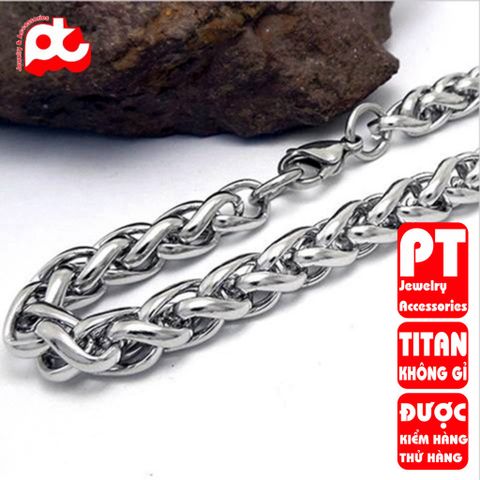 Lắc Tay Titan Cao Cấp Nam - Phụ Kiện Thời Trang Sang Trọng Chống Gỉ, Thiết Kế Mạnh Mẽ, Dành Cho Phái Mạnh