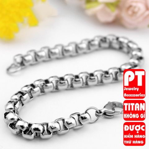 Lắc Tay Nam Titan Cao Cấp - Chất Liệu Không Gỉ, Phong Cách Mạnh Mẽ, Độc Đáo - Phụ Kiện Thời Trang Nam Thời Thượng