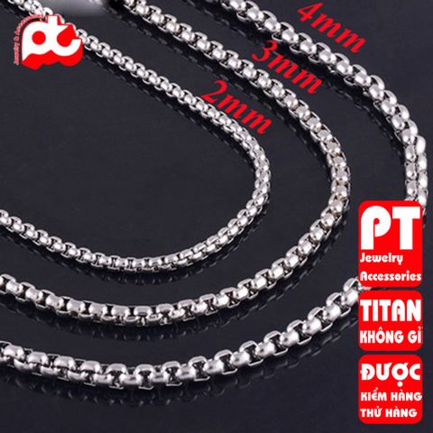 Dây Chuyền Nam Titan Cao Cấp - Thiết Kế Sang Trọng, Chống Gỉ Sét, Phong Cách Mạnh Mẽ, Quà Tặng Ý Nghĩa cho Nam giới