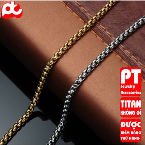 Dây Chuyền Nam Titan Cao Cấp - Thiết Kế Sang Trọng, Chống Gỉ Sét, Phong Cách Mạnh Mẽ, Quà Tặng Ý Nghĩa cho Nam giới