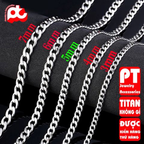 Dây Chuyền Nam Titan Cao Cấp - Thiết Kế Sang Trọng, Chống Gỉ, An Toàn Cho Da - Phụ Kiện Thời Trang Đẳng Cấp Nam tính