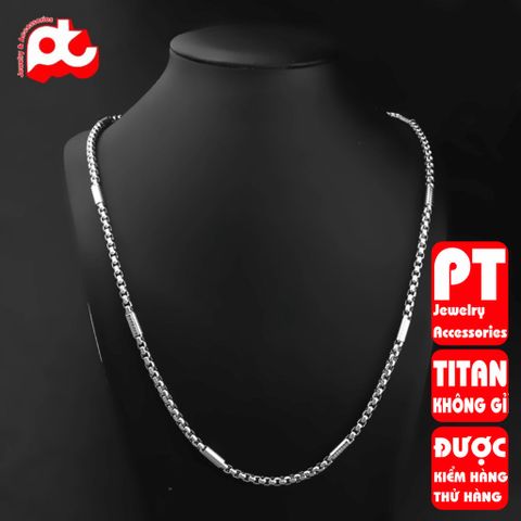 Dây Chuyền Nam Titan Cao Cấp - Phong Cách Sang Trọng, Bền Bỉ, An Toàn Cho Da - Trang Sức Thời Trang Nam Tính 4mm