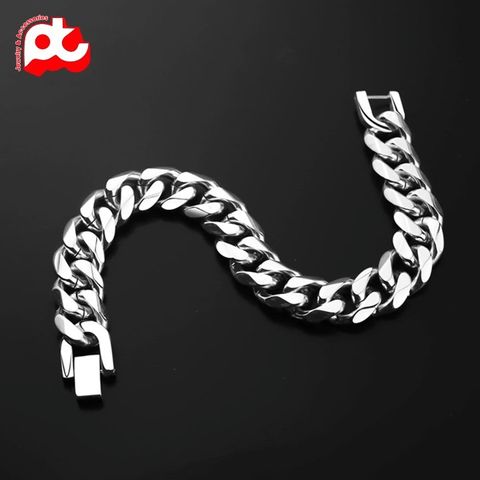 Lắc Tay Nam Titan Cao Cấp - Phong Cách Mạnh Mẽ, Chống Gỉ, Thời Trang Nam Tính, Quà Tặng Đặc Biệt, Độ Bền Cao 13mm