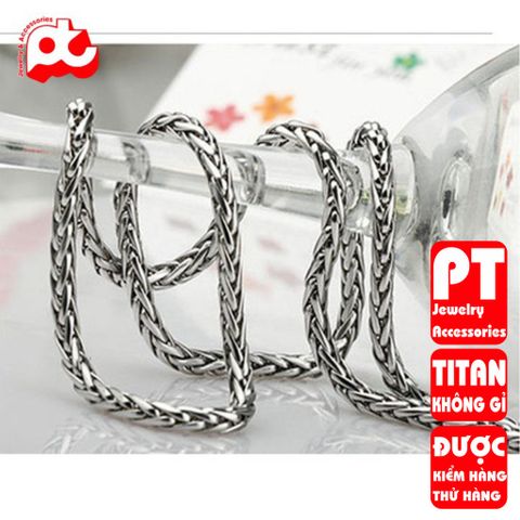 Dây Chuyền Nam Titan Cao Cấp 5mm - Thiết Kế Mạnh Mẽ, Chống Gỉ, An Toàn Cho Da - Trang Sức Thời Trang Nam Tính, Quà Tặng Ý Nghĩa