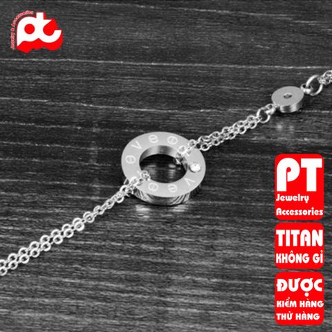 Lắc Chân Nữ Titan Cao Cấp - Thiết Kế Thanh Lịch, An Toàn, Chống Gỉ - Trang Sức Thời Trang Sang Trọng cho Nữ