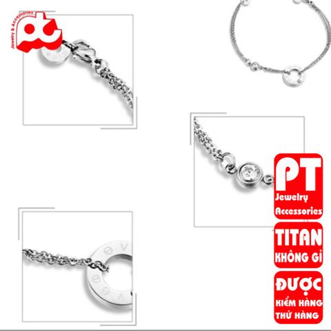 Lắc Chân Nữ Titan Cao Cấp - Thiết Kế Thanh Lịch, An Toàn, Chống Gỉ - Trang Sức Thời Trang Sang Trọng cho Nữ