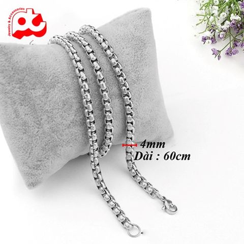 Dây Chuyền Nam Titan Cao Cấp - Phong Cách Mạnh Mẽ, Chống Gỉ, Dễ Dàng Điều Chỉnh, Quà Tặng Ý Nghĩa Cho Nam 2023