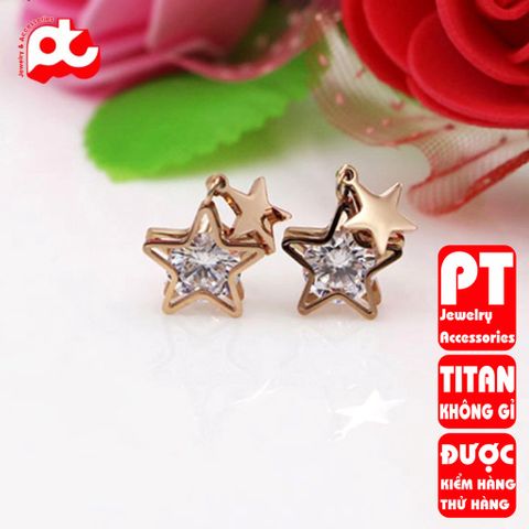Bông Tai Nam Titan Cao Cấp - Phong Cách Đẳng Cấp Không Gỉ, An Toàn Cho Da - Phụ Kiện Sang Trọng Cho Phái Mạnh