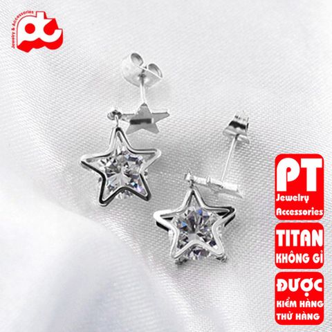 Bông Tai Nam Titan Cao Cấp - Phong Cách Đẳng Cấp Không Gỉ, An Toàn Cho Da - Phụ Kiện Sang Trọng Cho Phái Mạnh