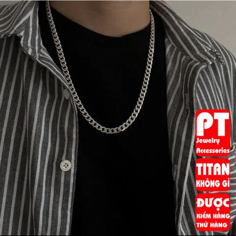 Lắc Tay Titan Cao Cấp Nam Nữ - Phong Cách Đẳng Cấp, Bền Bỉ, Không Gỉ, Phụ Kiện Thời Trang Nam Tính 9mm