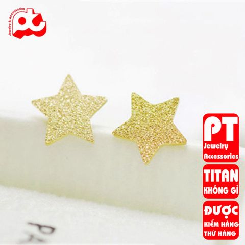Bông tai nữ titan cao cấp thời trang PT Jewelry & Accessories không đen giá rẻ PTBTNT15 400398