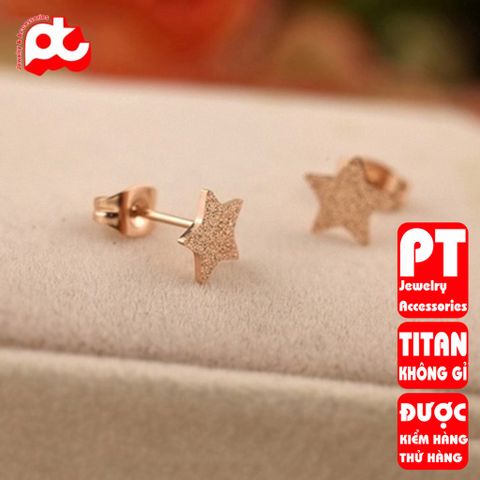 Bông tai nữ titan cao cấp thời trang PT Jewelry & Accessories không đen giá rẻ PTBTNT15 400398