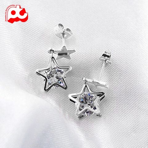 Bông tai nữ titan cao cấp thời trang PT Jewelry & Accessories không đen giá rẻ PTBTNT16 400401