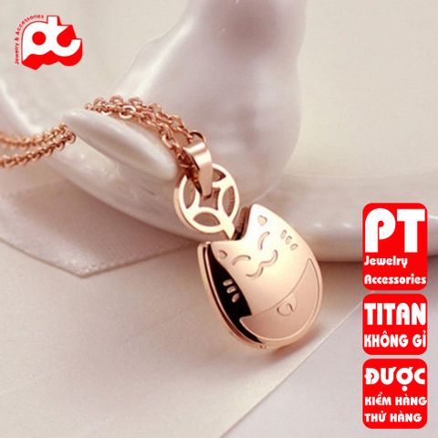 Dây chuyền nữ titan cao cấp thời trang PT Jewelry & Accessories không đen giá rẻ PTDCNT54 400406
