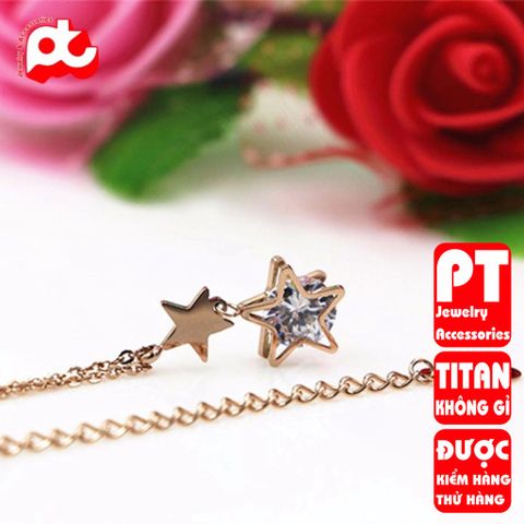 Dây chuyền nữ titan cao cấp thời trang trangsucpt không đen giá rẻ PTDCNT131 400408