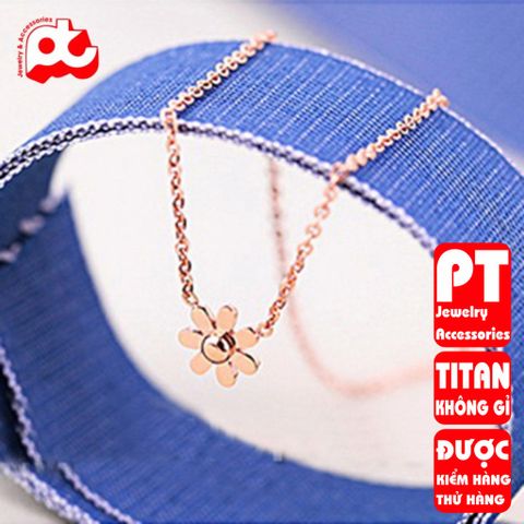 Dây chuyền nữ titan cao cấp thời trang trangsucpt không đen giá rẻ PTDCNT120 400417
