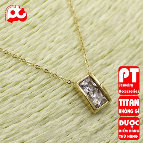 Dây chuyền nữ titan cao cấp thời trang PT Jewelry & Accessories không đen giá rẻ PTDCNT136 400428