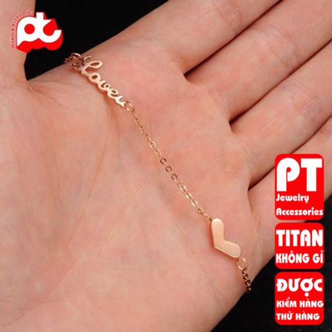 Lắc Chân Nữ Titan Cao Cấp - Phong Cách Thanh Lịch, Không Gỉ, Dành Cho Da Nhạy Cảm - Quà Tặng Hoàn Hảo
