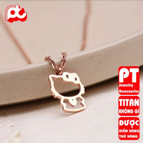 Dây chuyền nữ titan cao cấp thời trang trangsucpt không đen giá rẻ PTDCNT69 400450