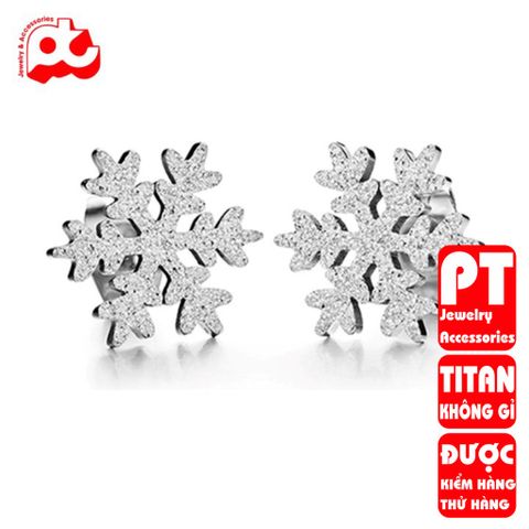 Bông tai nữ titan cao cấp thời trang PT Jewelry & Accessories không đen giá rẻ PTBTNT06 400519