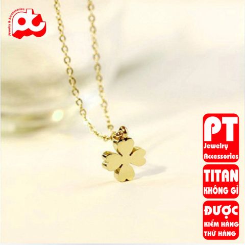 Dây chuyền nữ titan cao cấp thời trang trangsucpt không đen giá rẻ PTDCNT131 400528