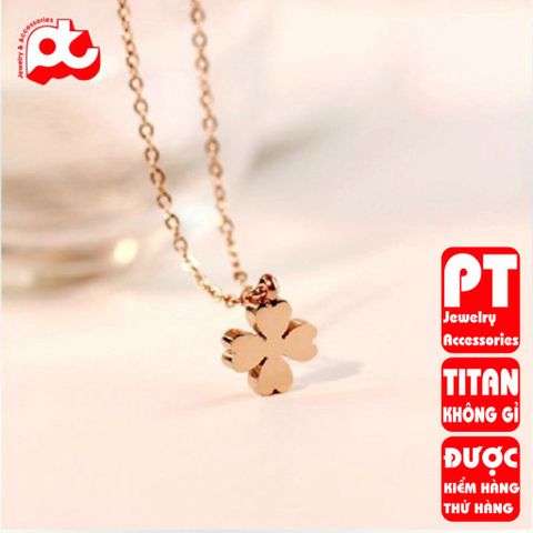 Dây chuyền nữ titan cao cấp thời trang trangsucpt không đen giá rẻ PTDCNT131 400528