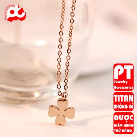 Dây chuyền nữ titan cao cấp thời trang trangsucpt không đen giá rẻ PTDCNT131 400528