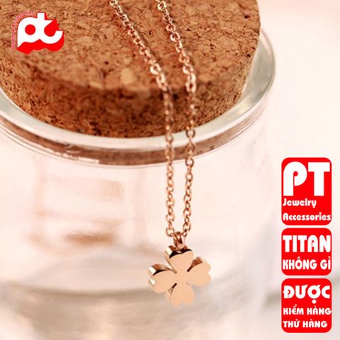Dây chuyền nữ titan cao cấp thời trang trangsucpt không đen giá rẻ PTDCNT131 400528