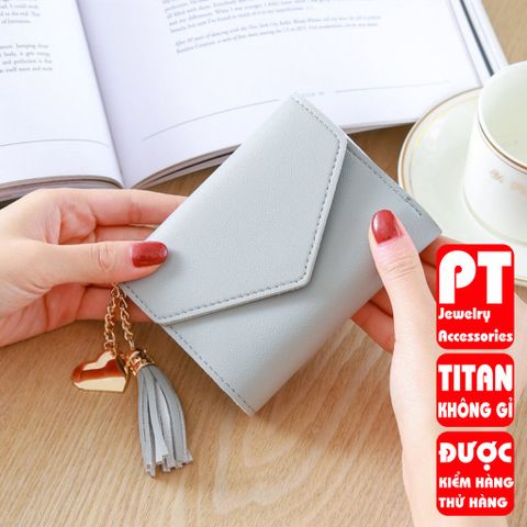 Ví bóp cầm tay da nữ mini PTVI101 400529