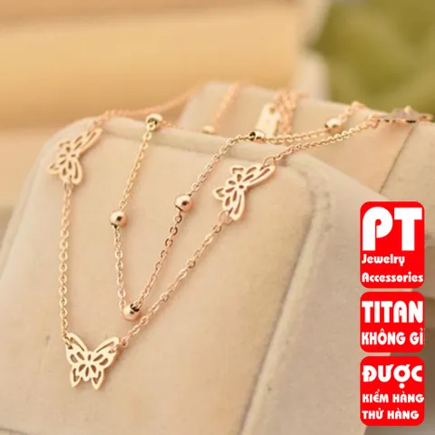 Dây chuyền nữ titan cao cấp thời trang trangsucpt không đen giá rẻ PTDCNT92 400549