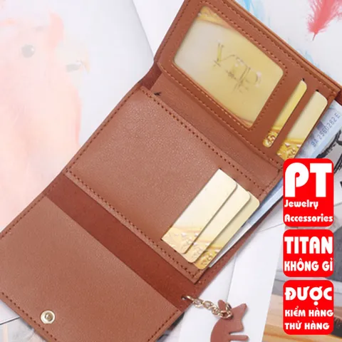 Ví Nữ Mini Ngắn Cầm Tay Phong Cách Hàn Quốc PTVI109 400557