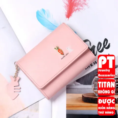 Ví Nữ Mini Ngắn Cầm Tay Phong Cách Hàn Quốc PTVI109 400557