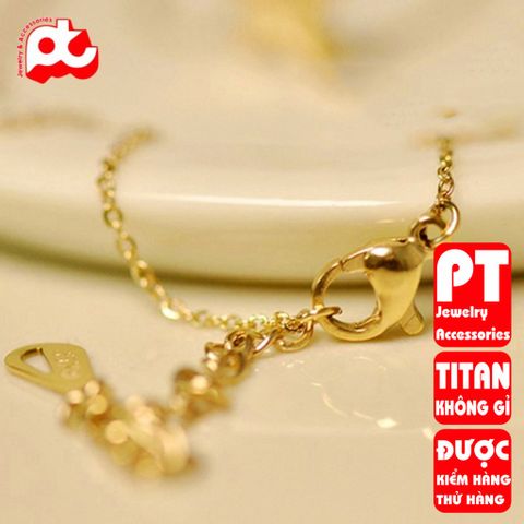 Dây chuyền nữ titan cao cấp thời trang trangsucpt không đen giá rẻ PTDCNT104 400568