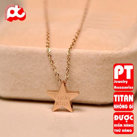 Dây chuyền nữ titan cao cấp thời trang trangsucpt không đen giá rẻ PTDCNT104 400568