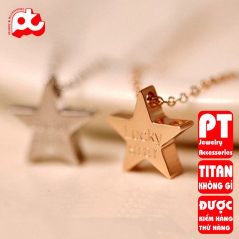 Dây chuyền nữ titan cao cấp thời trang trangsucpt không đen giá rẻ PTDCNT104 400568