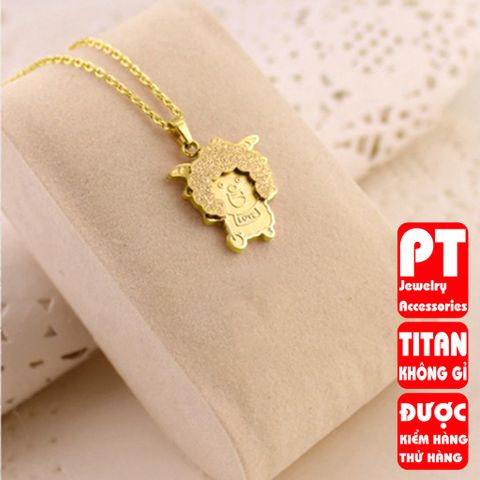 Dây chuyền nữ titan cao cấp thời trang trangsucpt không đen giá rẻ PTDCNT133 400570