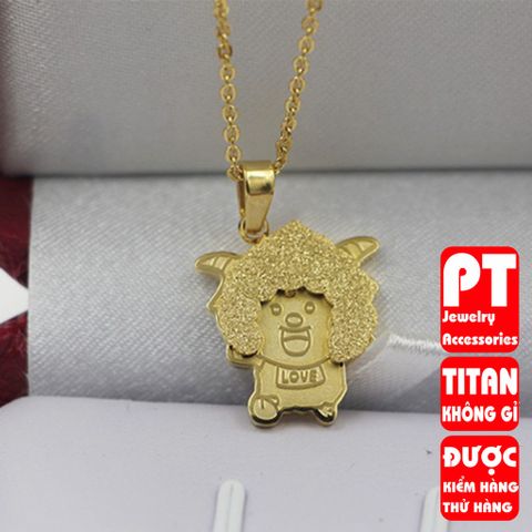 Dây chuyền nữ titan cao cấp thời trang trangsucpt không đen giá rẻ PTDCNT133 400570