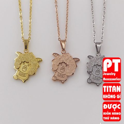 Dây chuyền nữ titan cao cấp thời trang trangsucpt không đen giá rẻ PTDCNT133 400570