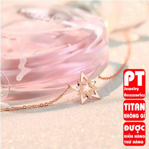Dây chuyền titan ngôi sao cao cấp thời trang trangsucpt 400582
